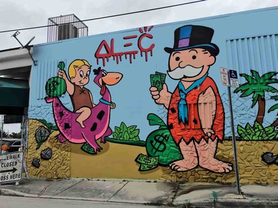 Alec Monopoly's Virgil Abloh Mural in Miami